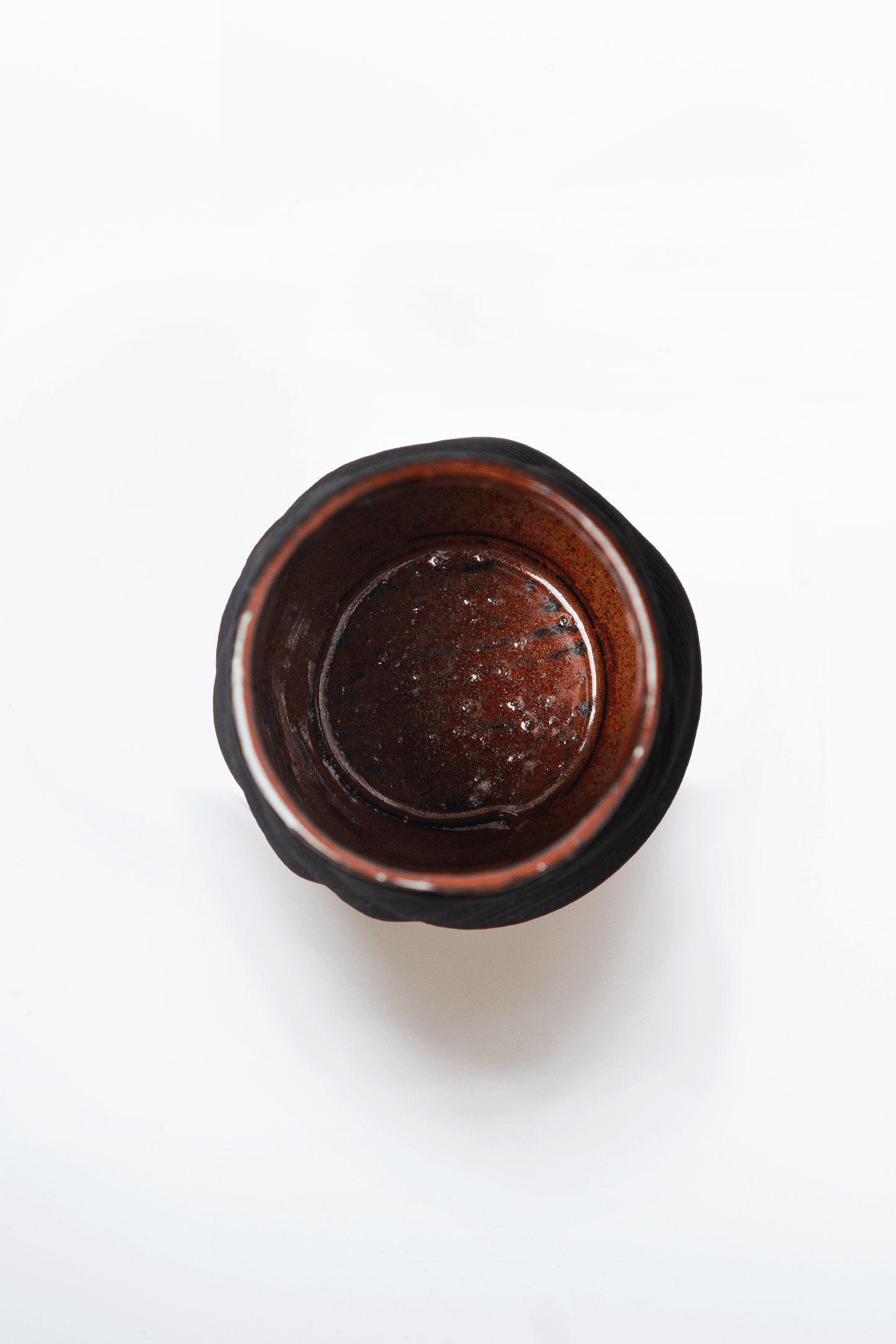 Dream - Black Havana Red 3D-Printed Clay Cup