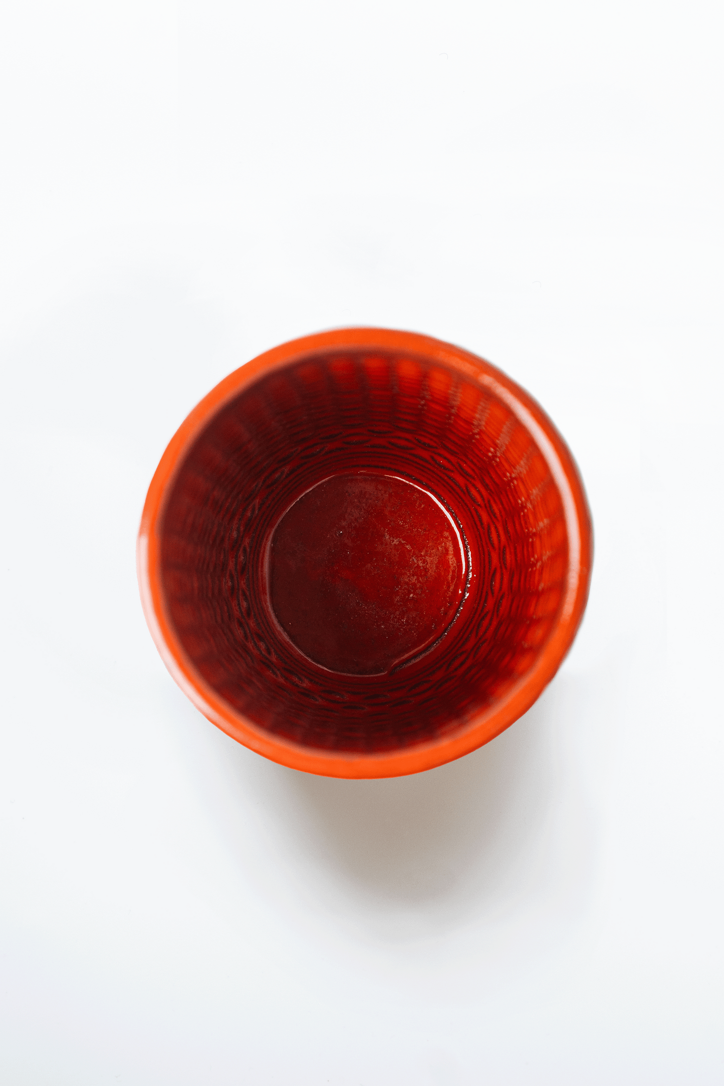 Tactile -Black and White Ombre Magma 3d Printed Clay Cup