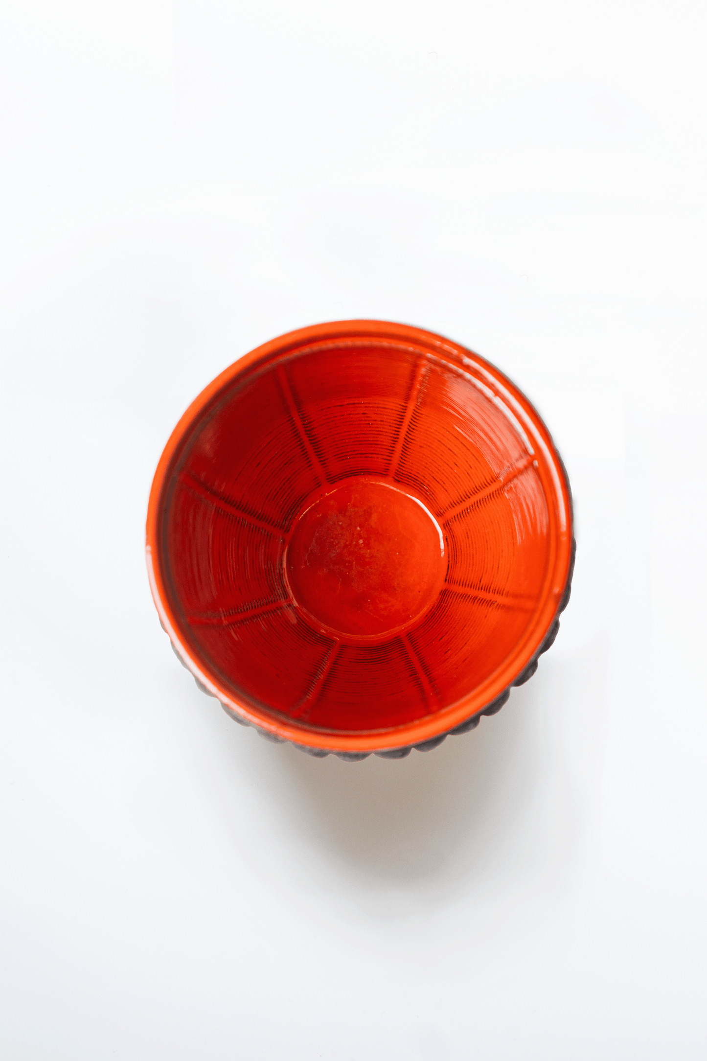 Coral - Black Magma Double Layer 3D Printed Cups
