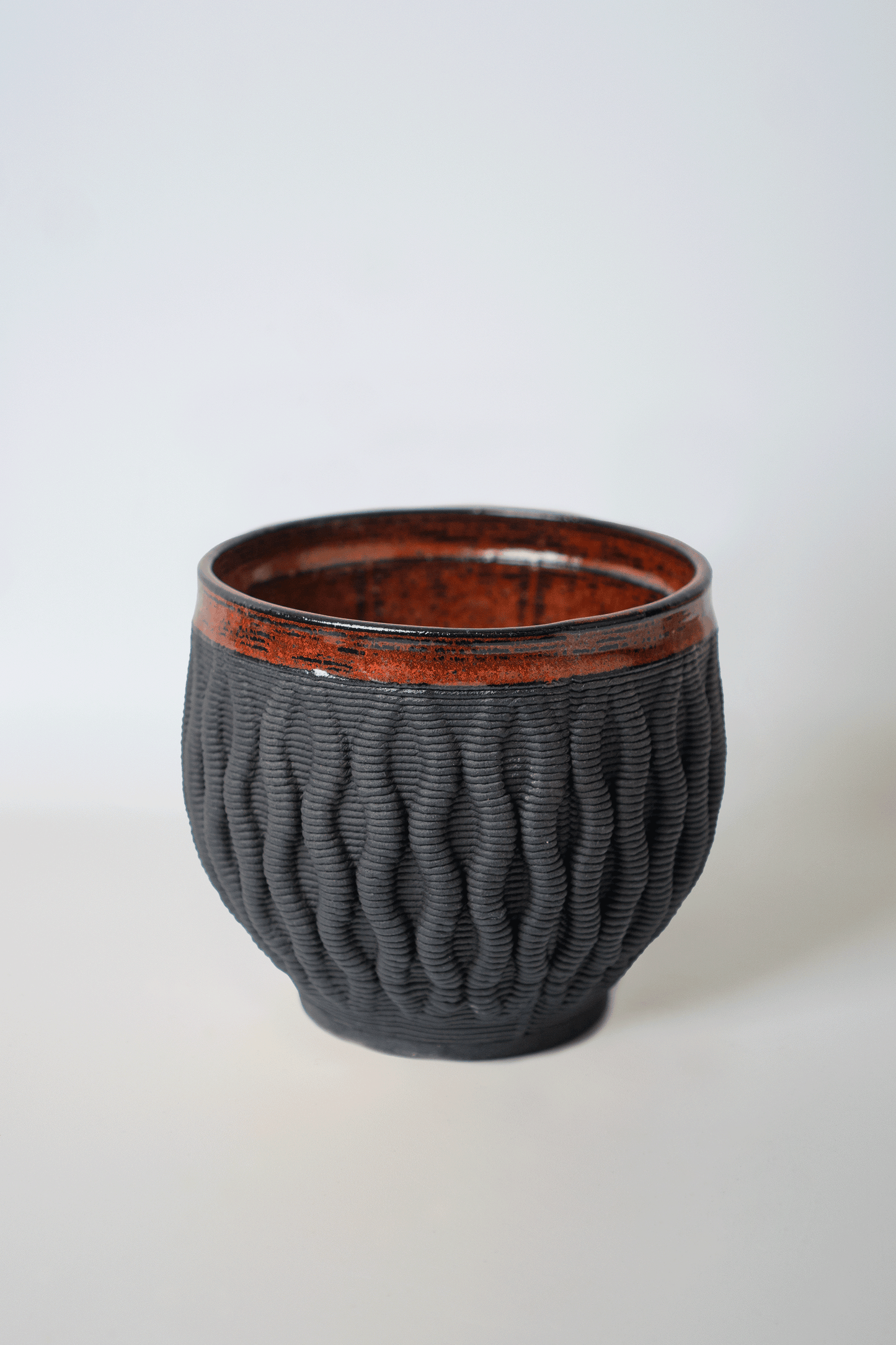 Coral - Black Havana Double Layer 3D Printed Cups