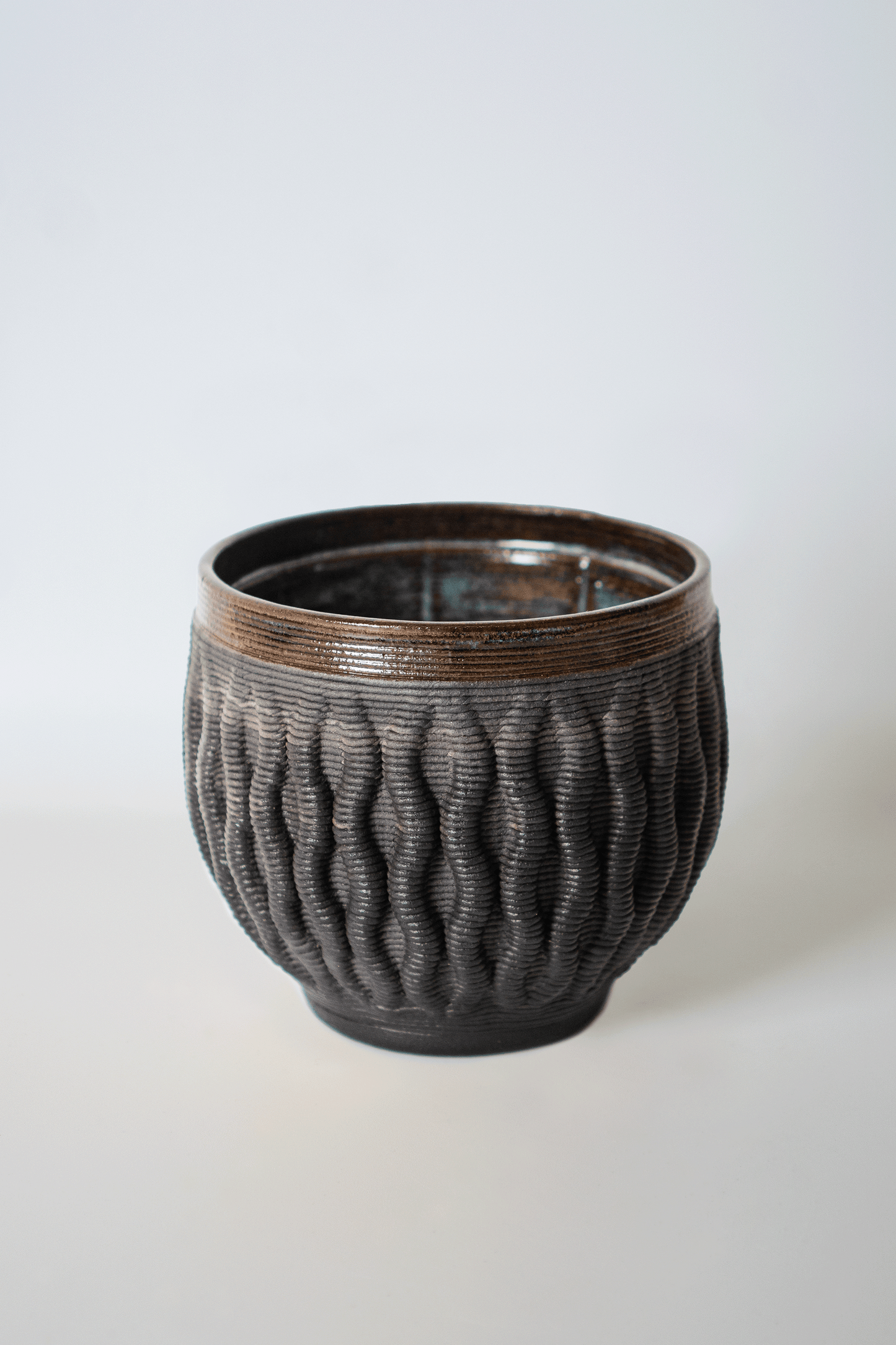 Coral - Black Ferra Double Layer 3D Printed Cups