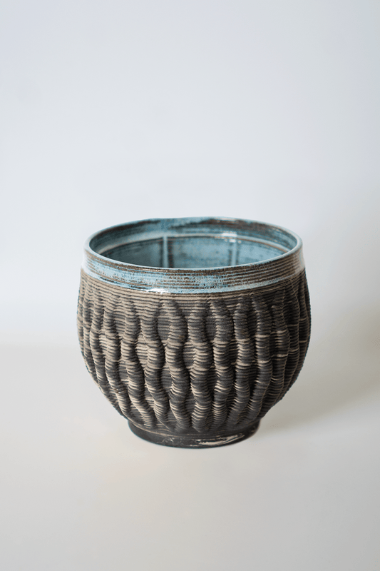 Coral - Black Ombre Blue Double Layer 3D Printed Cups