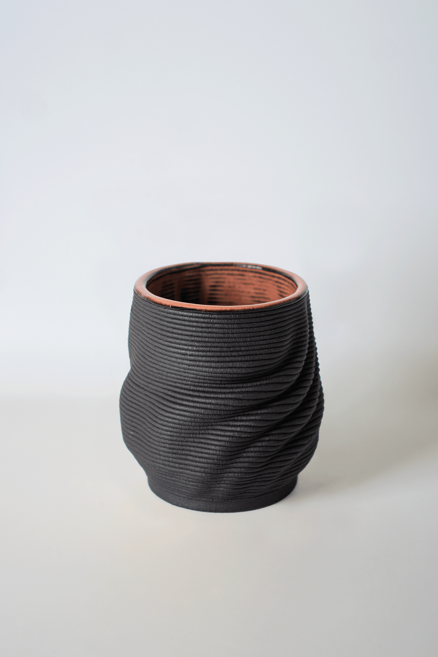 Dream - Black Rosa 3D-Printed Clay Cup