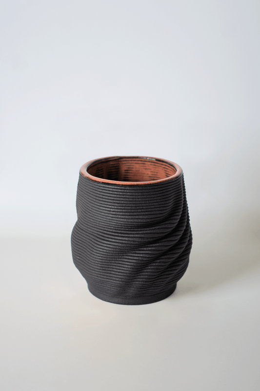 Dream - Black Rosa 3D-Printed Clay Cup