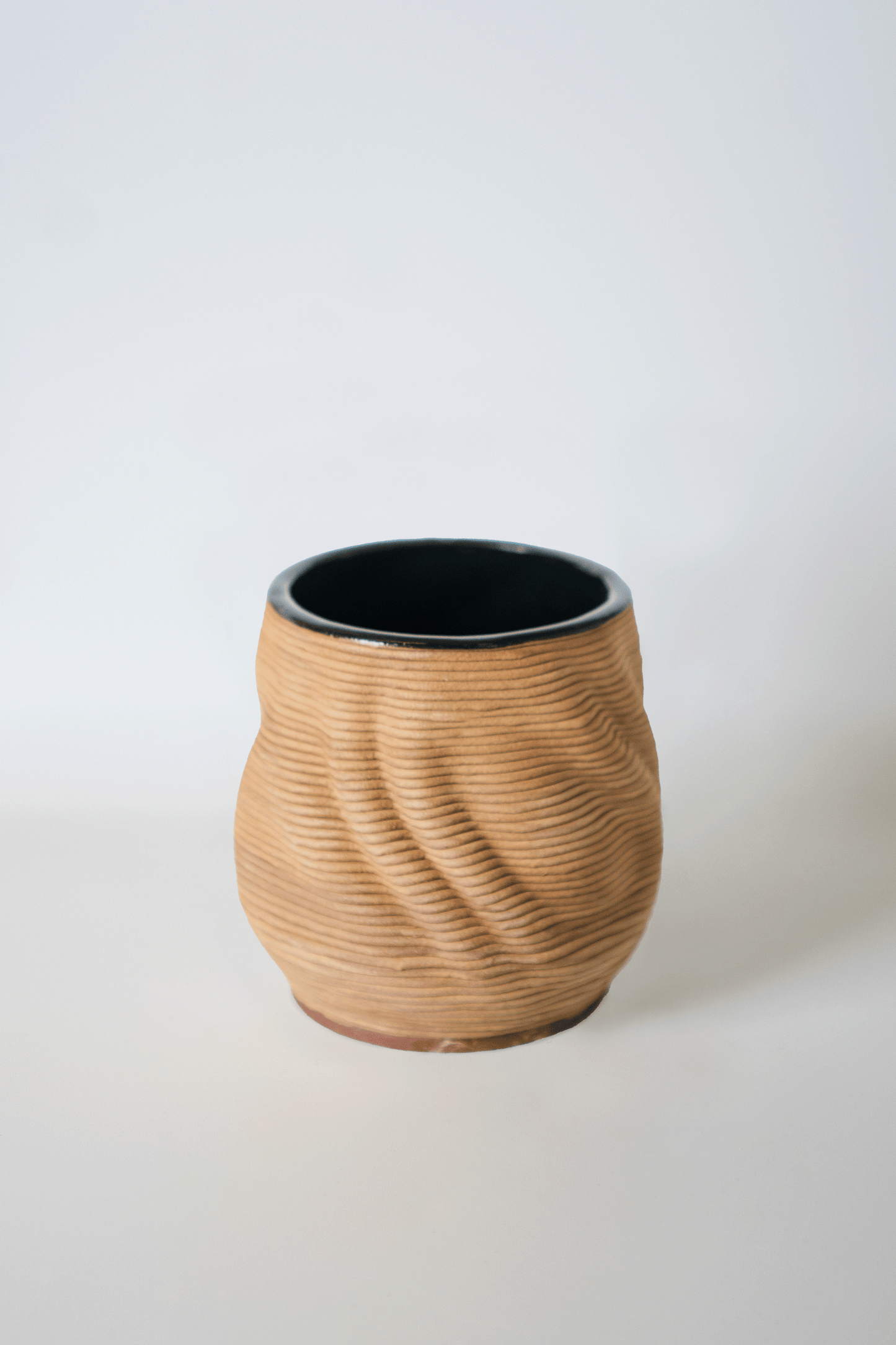Dream - Ombre Black 3D-Printed Clay Cup