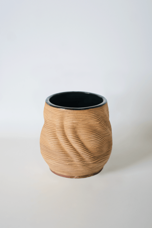 Dream - Ombre Black 3D-Printed Clay Cup