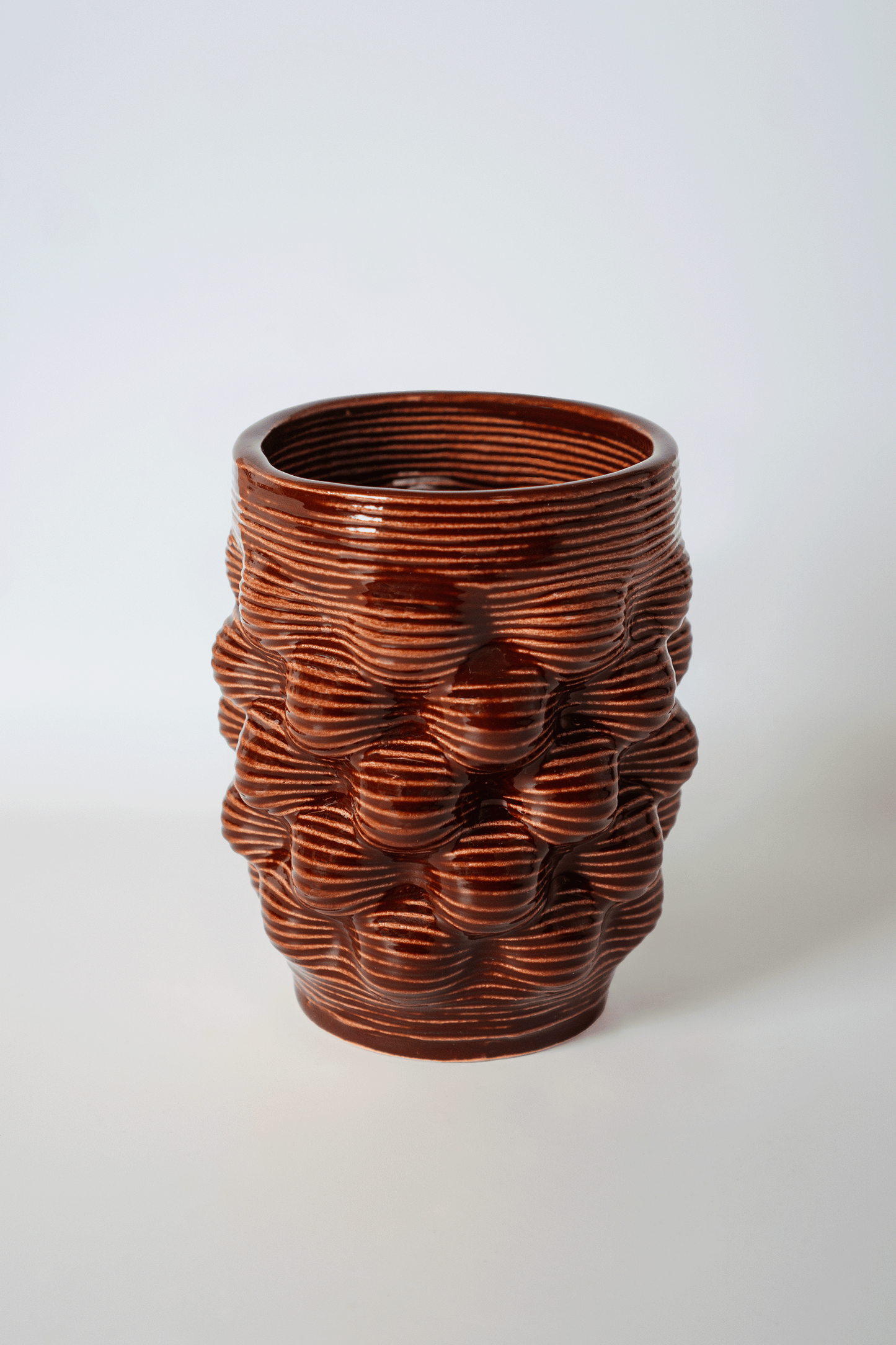 Ripple - Espresso 3d Printed Clay Cups