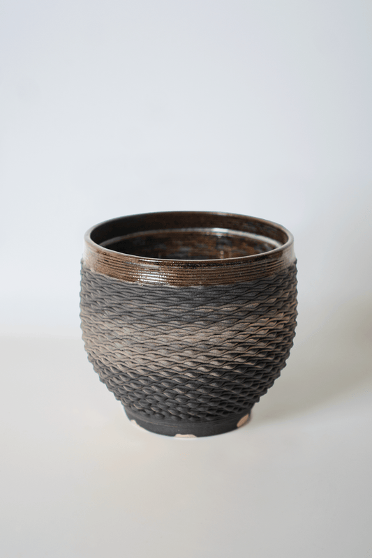 Weave -Black Ombre Ferra Double Layer 3D Printed Cups