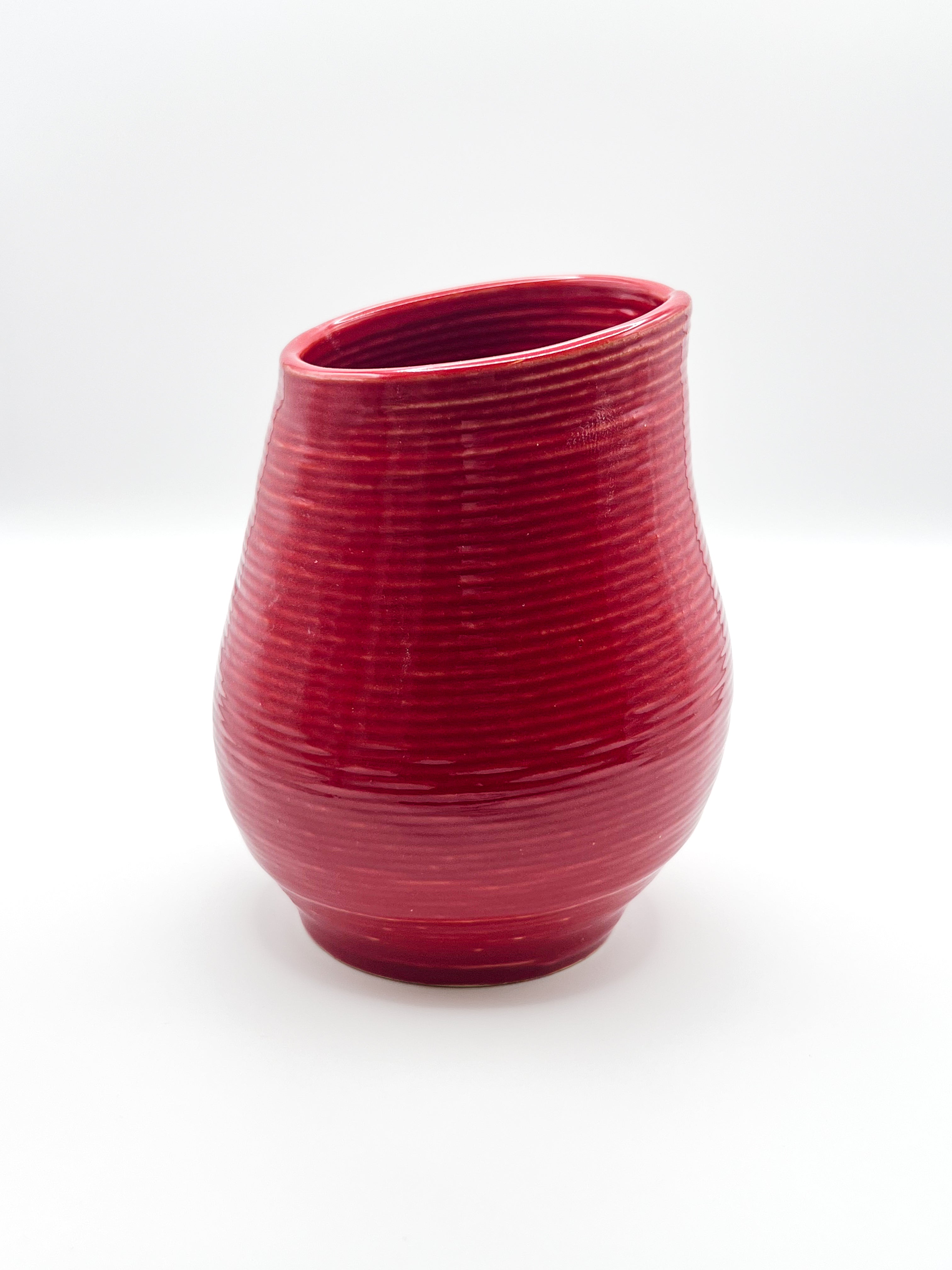 Red Earthanware Clay Vase - 3d Printed shops by CoRe Lab's Position Series